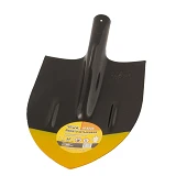 Лопата штыковая Mastertool 14-6255 черно-желтая покраска 210x290x405мм 0.7кг                        