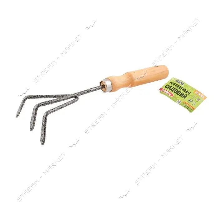 Рыхлитель садовый Mastertool 14-6190 с деревянной ручкой 250x90мм                                   
