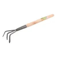 Рыхлитель садовый Mastertool 14-6195 с удлиненной деревянной ручкой 450x85мм                        