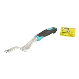 Корчеватель садовый Mastertool 14-6164 алюминиевый с пластиковой ручкой и TPR покрытием 300х20мм