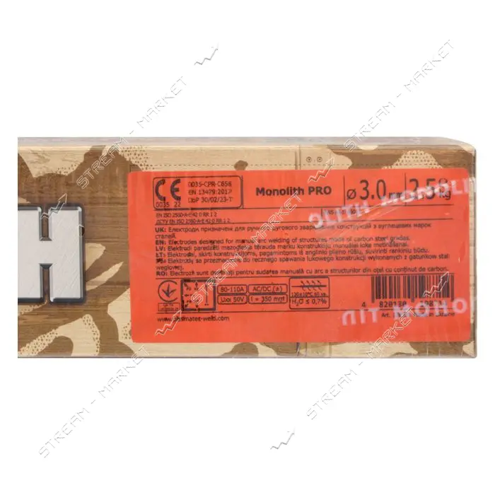 Электроды ПлазмаТек Монолит PRO RUTILE 3мм 2.5кг                                                    