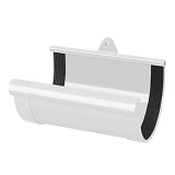 Муфта желоба Rainway 90 белый