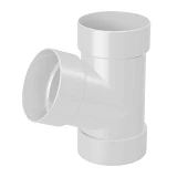 Тройник RAINWAY 67 белый 75x75
