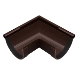 Угол желоба Rainway наружный 90 коричневый 90