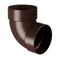 Отвод двухмуфтовый Rainway 87 коричневый 100                                                        