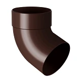Отвод одномуфтовый Rainway 67 коричневый 75