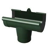 Воронка желоба RAINWAY зеленый 90x75                                                                