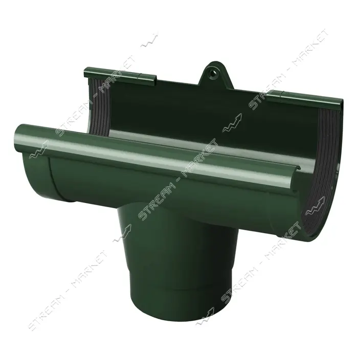 Воронка желоба RAINWAY зеленый 130x100
