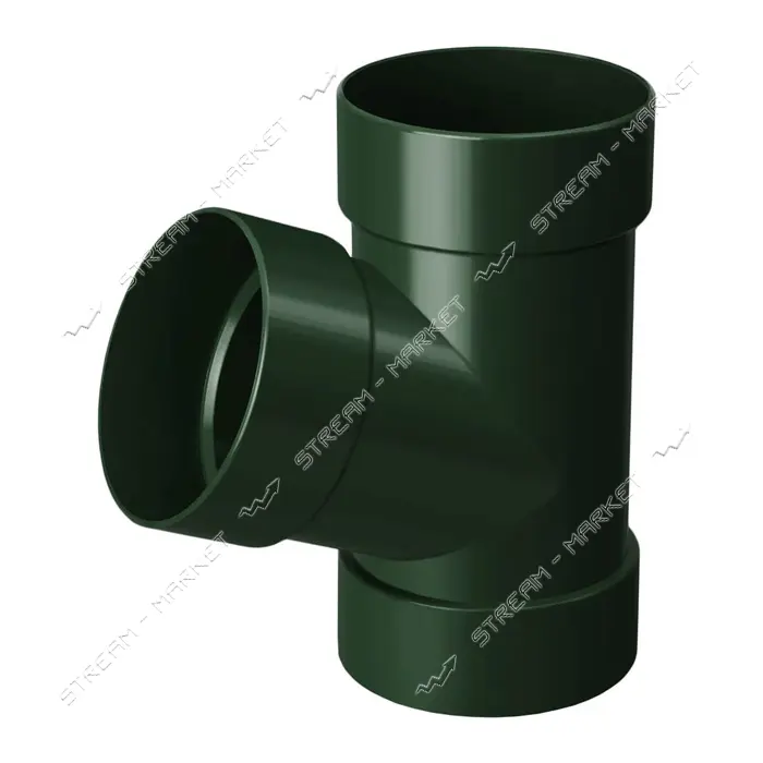 Тройник 67 RAINWAY зеленый 100x100