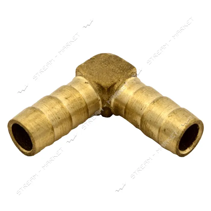 Угол латунный штуцерный соединительный 12-12 диаметр 12мм                                           