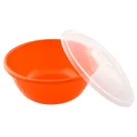 Миска для харчових продуктів з кришкою Ягідка 3л асорті                                             