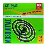 Спираль от комаров Mosquitall 80 часов защиты 10шт