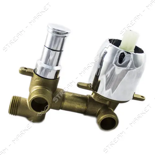 Смеситель душевой кабины G-2/6 на два положения под гайку межцентровое расстояние 60мм              