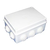 TAKEL Коробка распределительная для наружного монтажа 150x110x70 с резинками IP65 (ABS пластик)