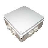 TAKEL Коробка распределительная для наружного монтажа 150x150x70 с резинками IP65 (ABS пластик)     