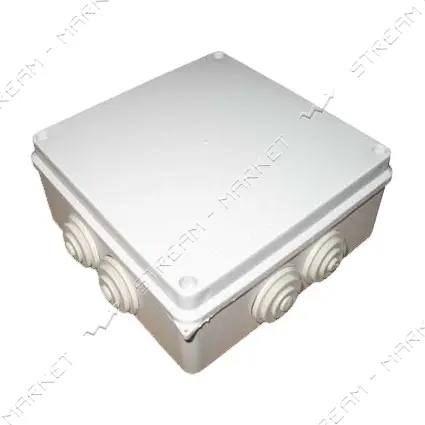 TAKEL Коробка распределительная для наружного монтажа 150x150x70 с резинками IP65 (ABS пластик)     