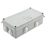 Коробка распределительная Premium Gray P6 200х100х70 без кл.