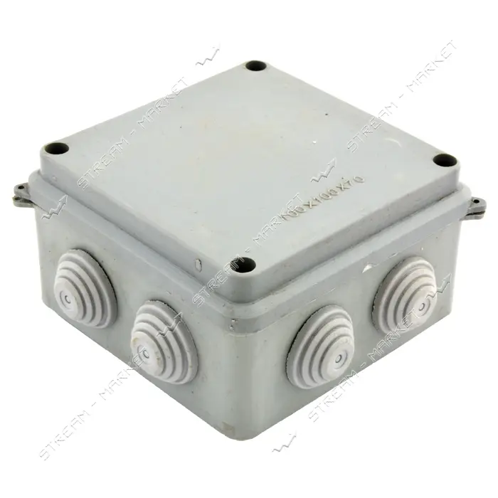 Коробка распределительная Premium Gray P9 100х100х70 без кл.                                        