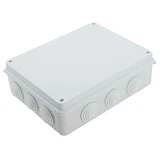 Коробка распределительная наружного монтажа Takel 255x200x120мм с резинками IP65 ABS пластик        