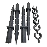 Парник Shadow из пленки 100 микрон 6м гнутая трубка колышки клипсы