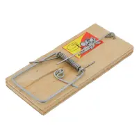 Мышеловка защелка дерево маленькая высшего сорта Мышь 10x4.5см                                      
