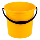 Ведро для пищевых продуктов R-Plastic пластиковое с ручкой 12л желтое                               