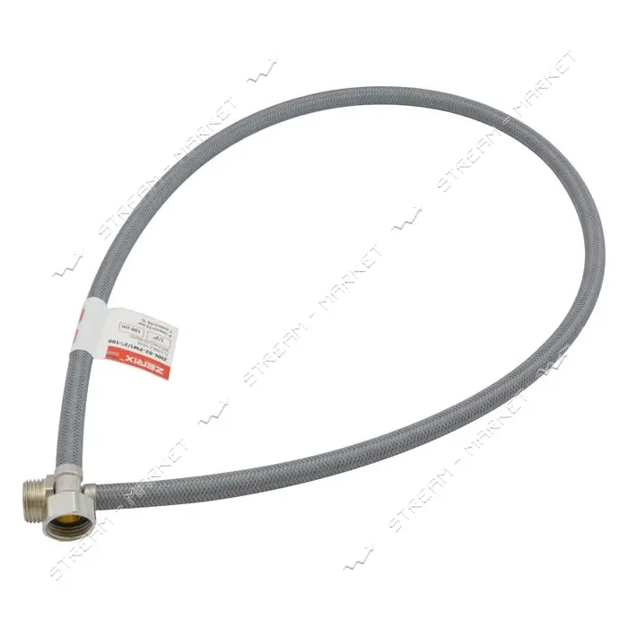 Шланг для подвода воды Zerix в нейлоновой оплетке L1200 1/2" В/Н ZHN-02-FM1/2"-120
