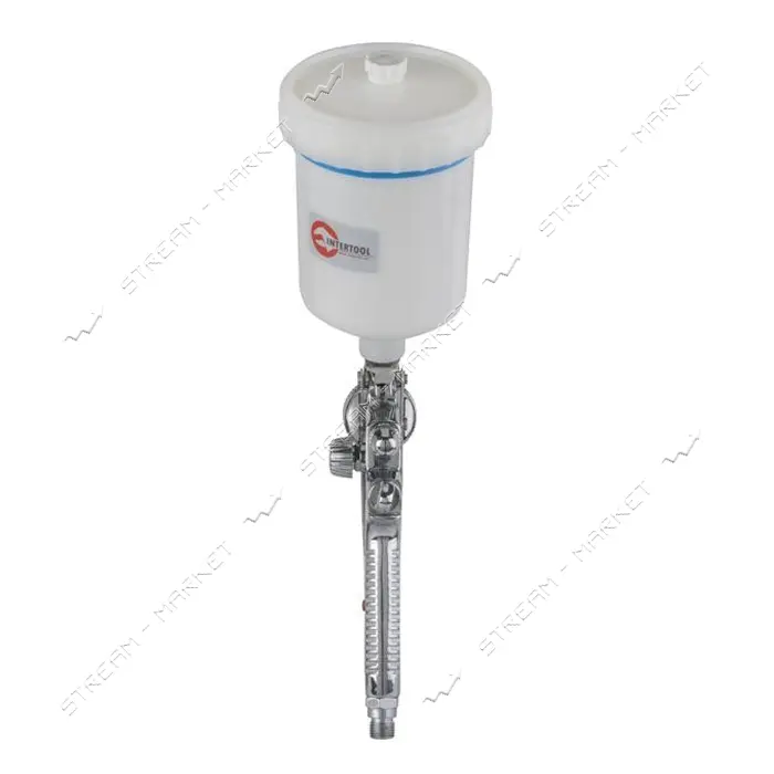 Краскопульт пневматический Intertool PT-0105D HVLP II форсунка 1.3мм 600мл 2бар