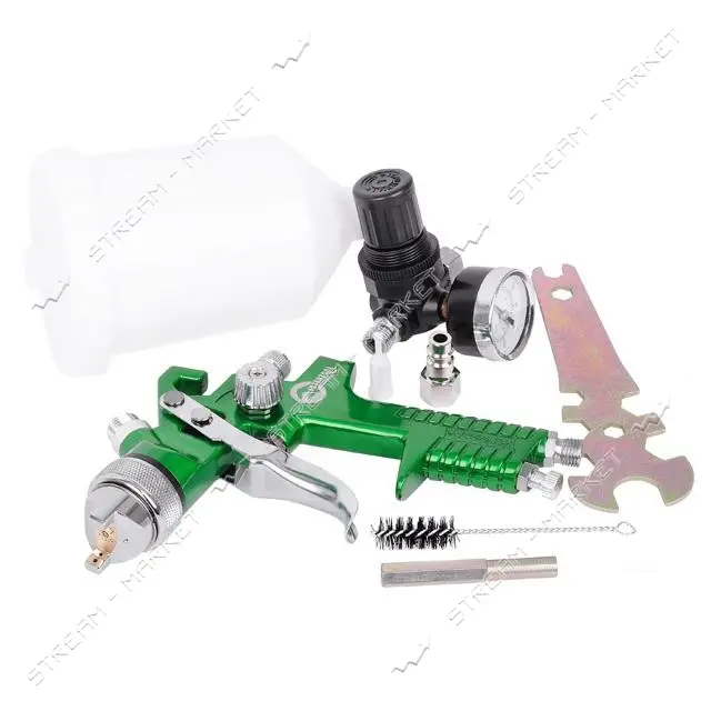 Краскопульт пневматический Intertool PT-0102 HVLP форсунка 1.3мм