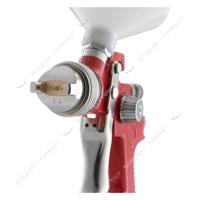 Краскопульт пневматический Intertool PT-0104 HVLP PROF форсунка 1.4мм                               