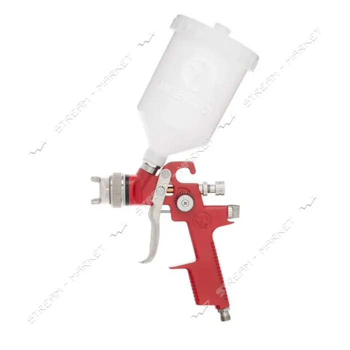 Краскопульт пневматический Intertool PT-0104 HVLP PROF форсунка 1.4мм                               