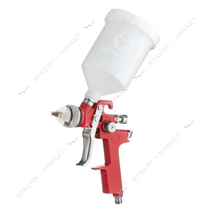 Краскопульт пневматический Intertool PT-0104 HVLP PROF форсунка 1.4мм                               