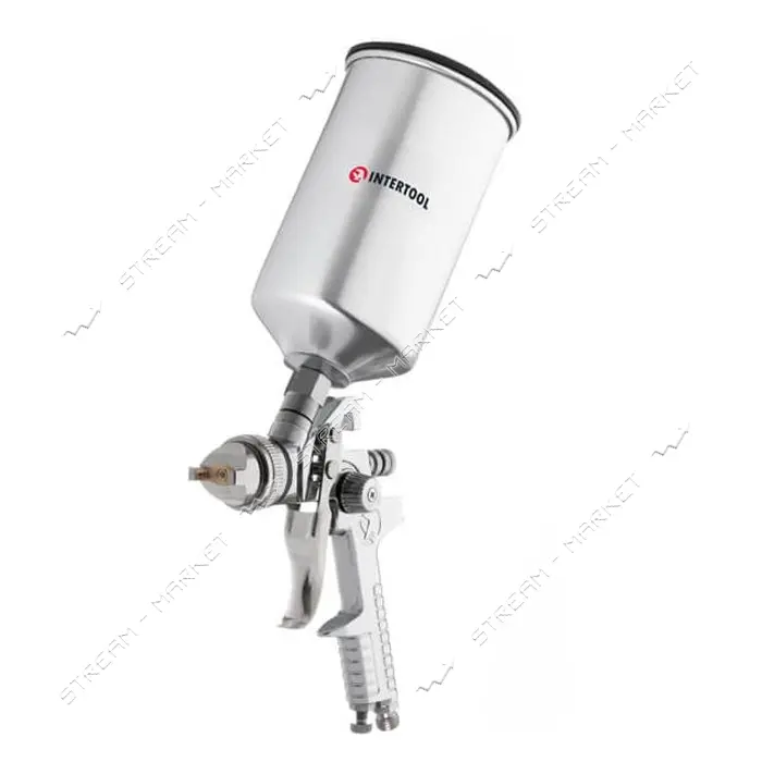 Краскопульт пневматический Intertool PT-0107 HVLP форсунка 1.3мм