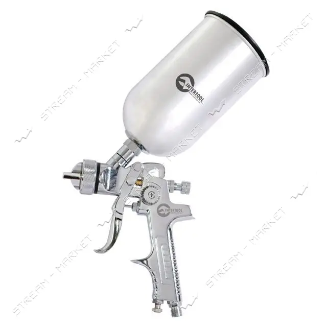 Краскопульт пневматический Intertool PT-0107 HVLP форсунка 1.3мм