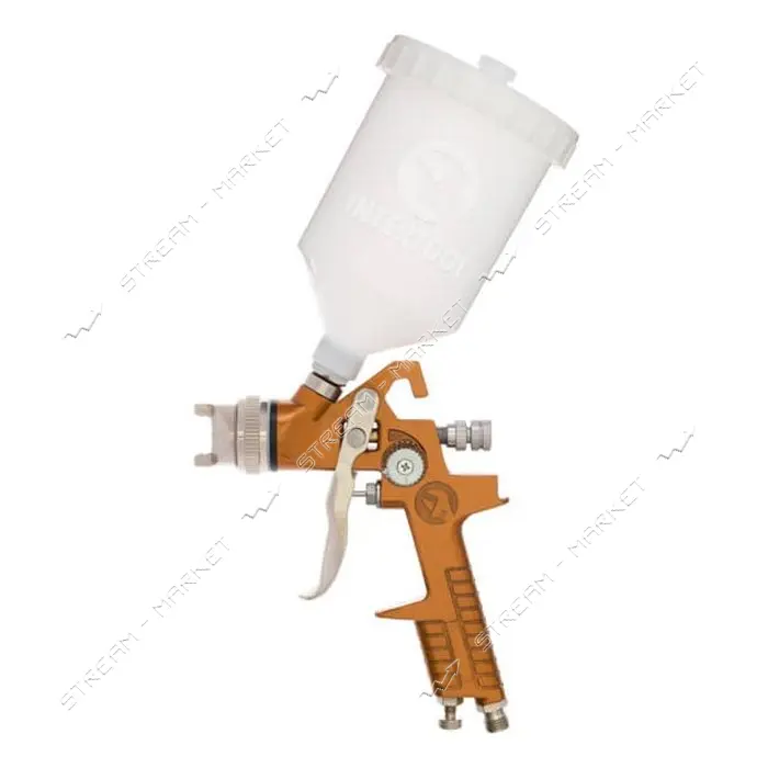 Краскопульт пневматический Intertool PT-0110 HVLP PROF форсунка 1.5мм