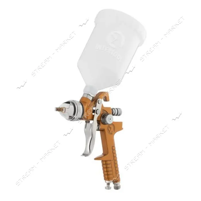 Краскопульт пневматический Intertool PT-0110 HVLP PROF форсунка 1.5мм