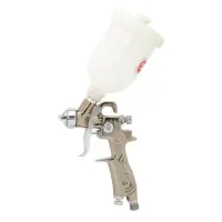 Краскопульт пневматический Intertool PT-0129 LVMP MINI форсунка 0.8мм 250мл 2-2.5бар                