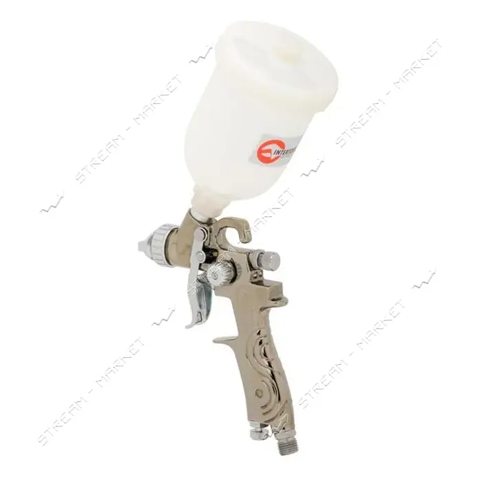 Краскопульт пневматический Intertool PT-0129 LVMP MINI форсунка 0.8мм 250мл 2-2.5бар                