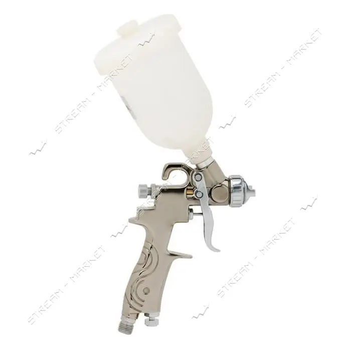 Краскопульт пневматический Intertool PT-0129 LVMP MINI форсунка 0.8мм 250мл 2-2.5бар                