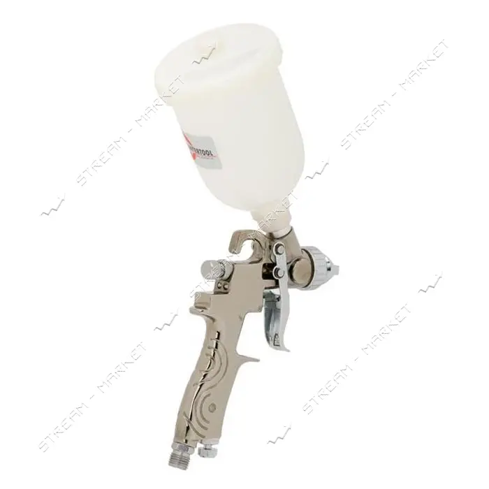 Краскопульт пневматический Intertool PT-0129 LVMP MINI форсунка 0.8мм 250мл 2-2.5бар                