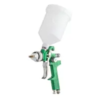 Краскопульт пневматический Intertool PT-0117 HVLP форсунка 1.3мм верхний пластиковый бачок 600мл    
