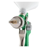 Краскопульт пневматический Intertool PT-0117 HVLP форсунка 1.3мм верхний пластиковый бачок 600мл