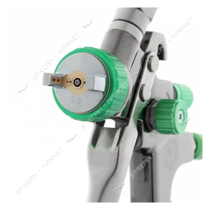 Краскопульт пневматический Intertool PT-0132 LVLP GREEN форсунка 1.3мм                              