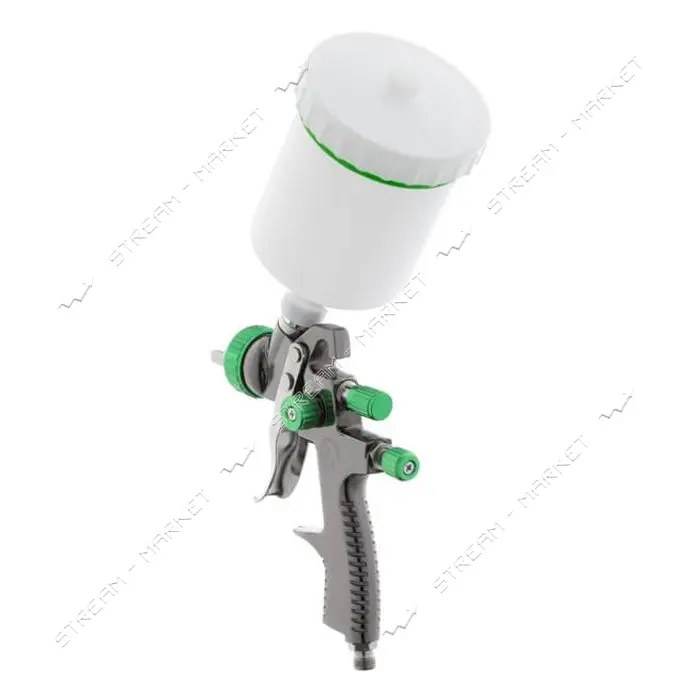 Краскопульт пневматический Intertool PT-0132 LVLP GREEN форсунка 1.3мм                              