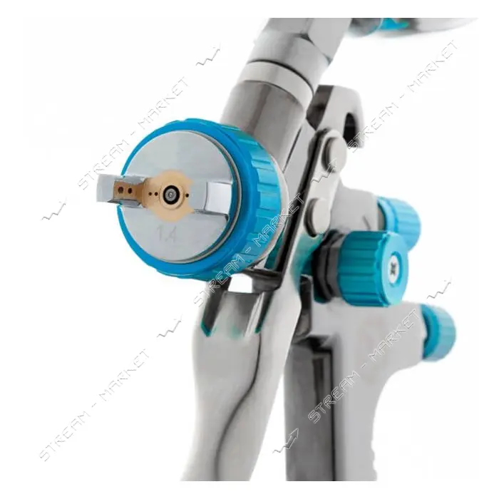 Краскопульт пневматический Intertool PT-0133 LVLP BLUE NEW форсунка 1.4мм
