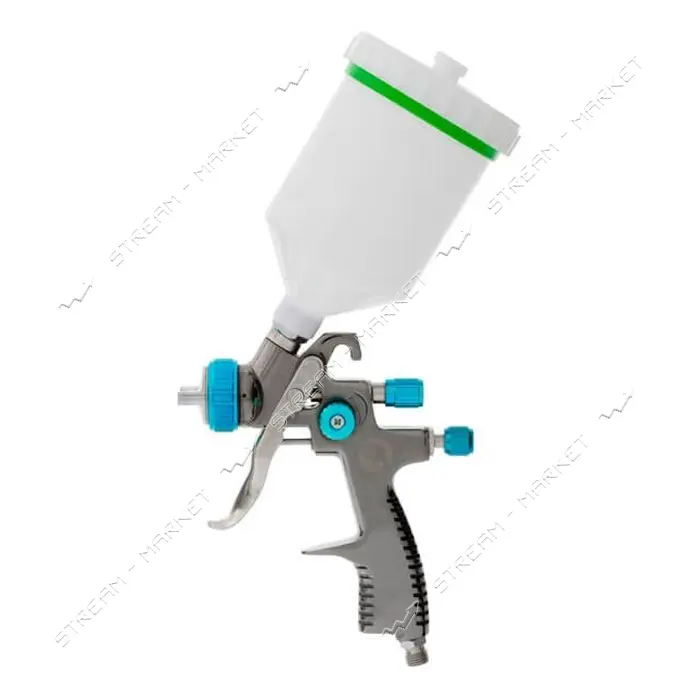 Краскопульт пневматический Intertool PT-0134 LVLP BLUE NEW форсунка 1.4мм