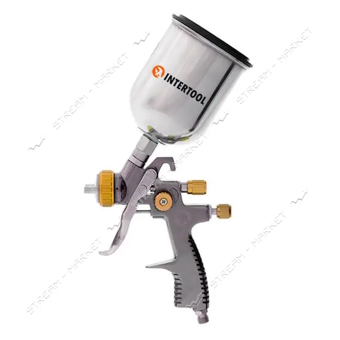 Краскопульт пневматический Intertool PT-0135 LVLP форсунка 1.8мм                                    