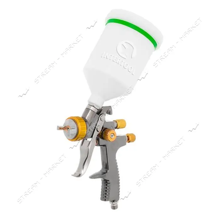 Краскопульт пневматический Intertool PT-0136 LVLP форсунка 1.8мм