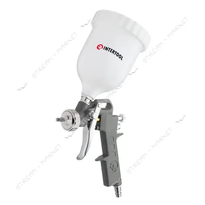 Краскопульт пневматический Intertool PT-0204 форсунка 1.5мм                                         