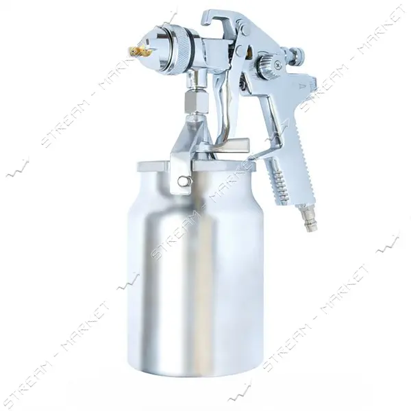 Краскопульт пневматический Intertool PT-0212 HVLP STEEL PROF форсунка 1.4мм